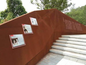 胶州耐候钢挡土墙